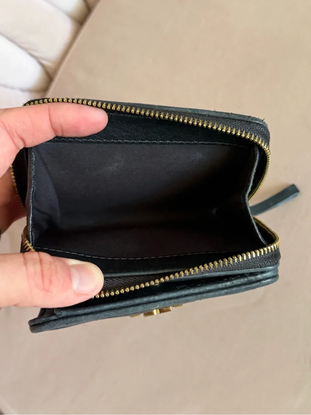 Tory Burch leather has